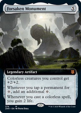 Forsaken Monument Zendikar Rising Bordless